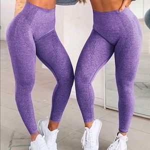 Scrunch Butt Seamless Leggings for Women High Waisted Workout Butt Lifting L